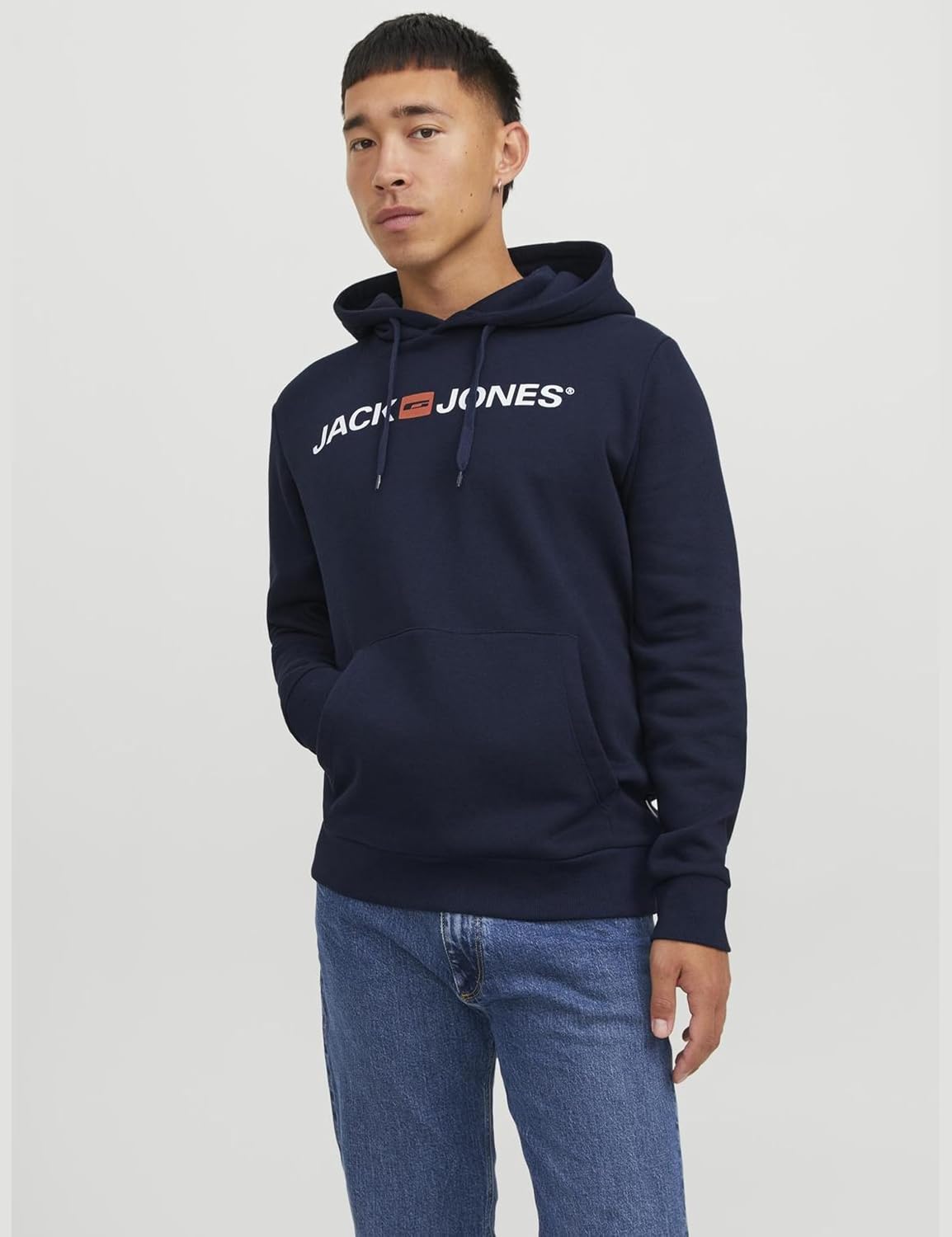 JACK & JONES Herren Kapuzenpullover mit Logo
