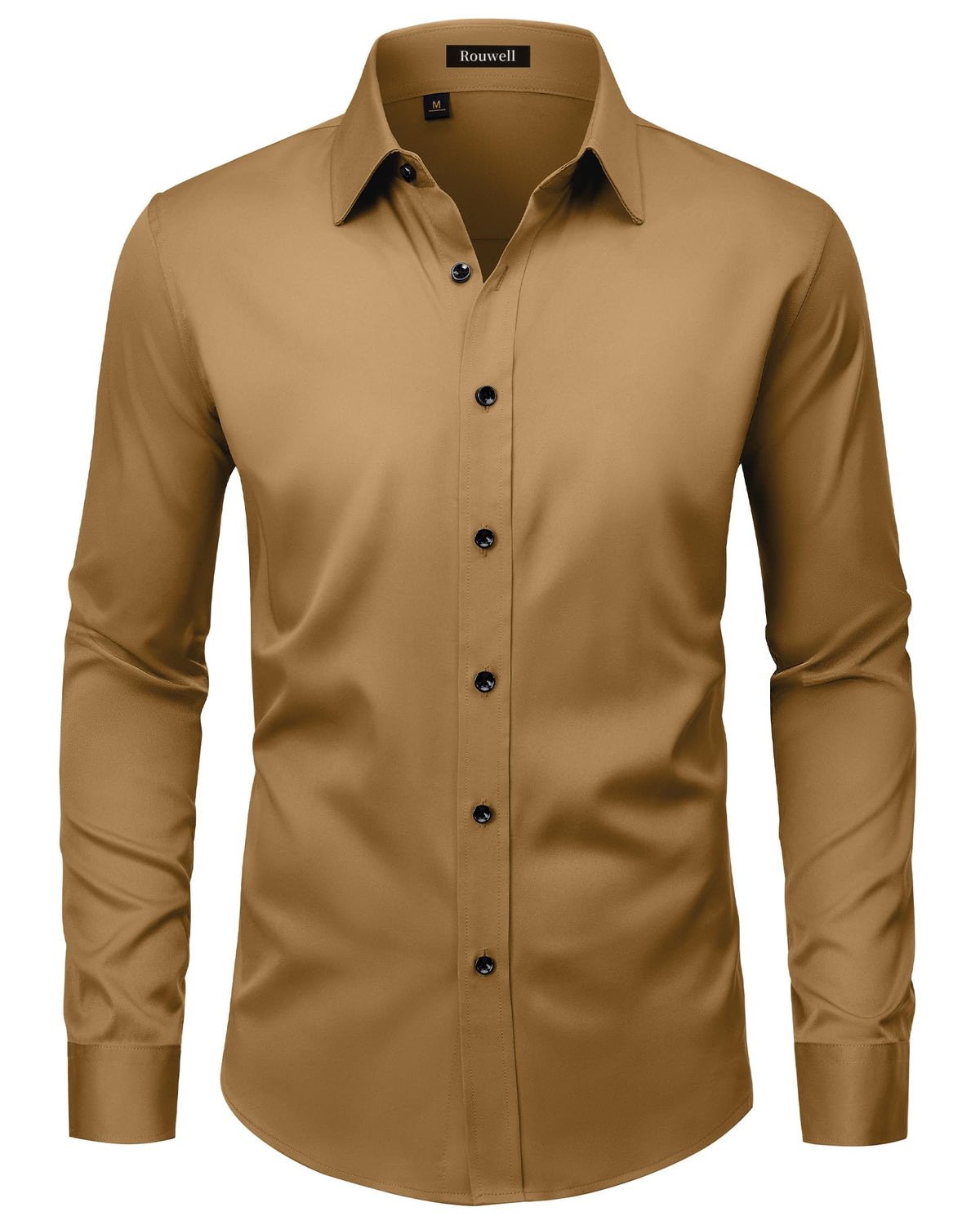 Men’s Wrinkle Free Dress Shirts Regular Fit Long Sleeve Non Iron Business Casual Wedding Stretch Button Down Shirt