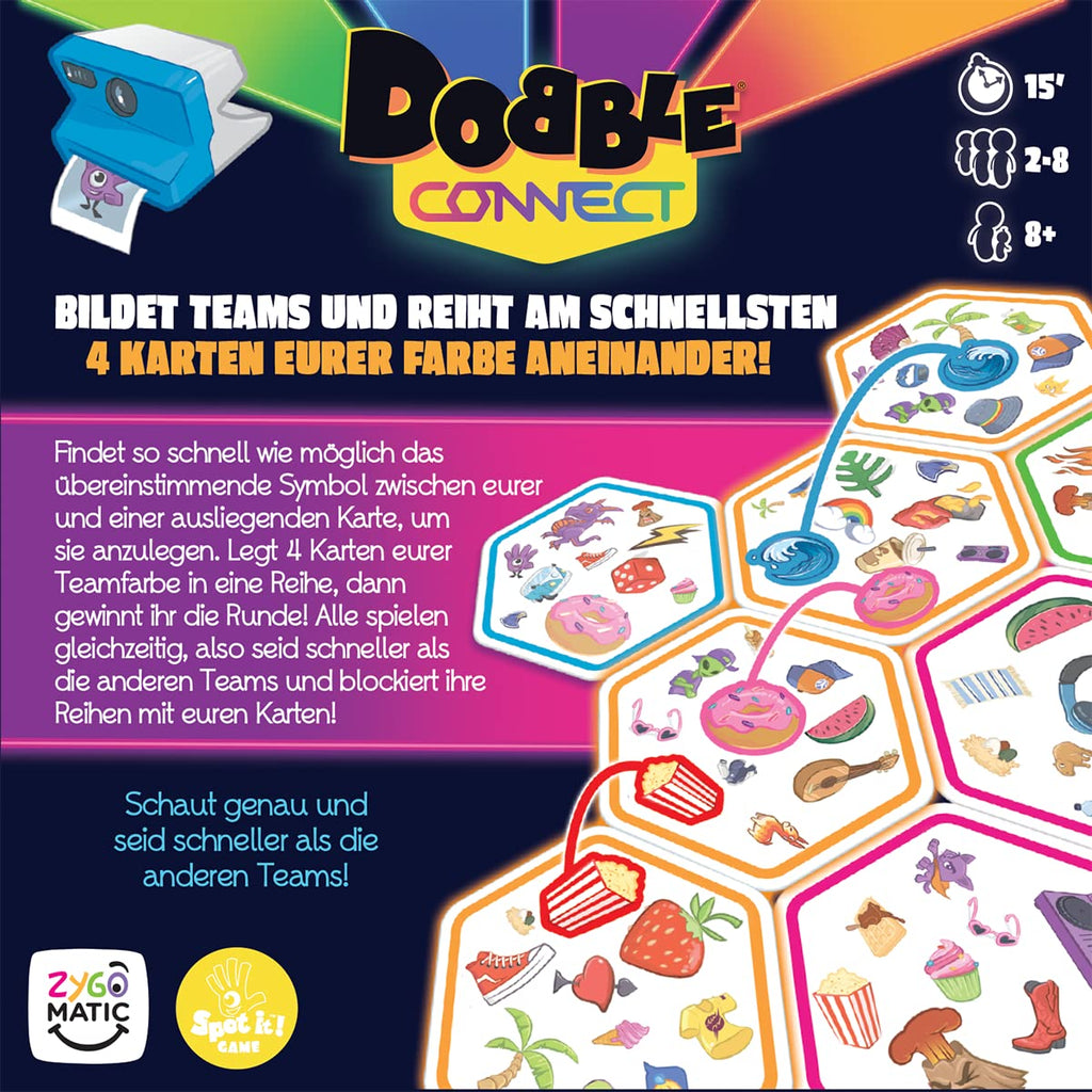Asmodee, Dobble Bundesliga, Rasantes Familienspiel, Deutsch