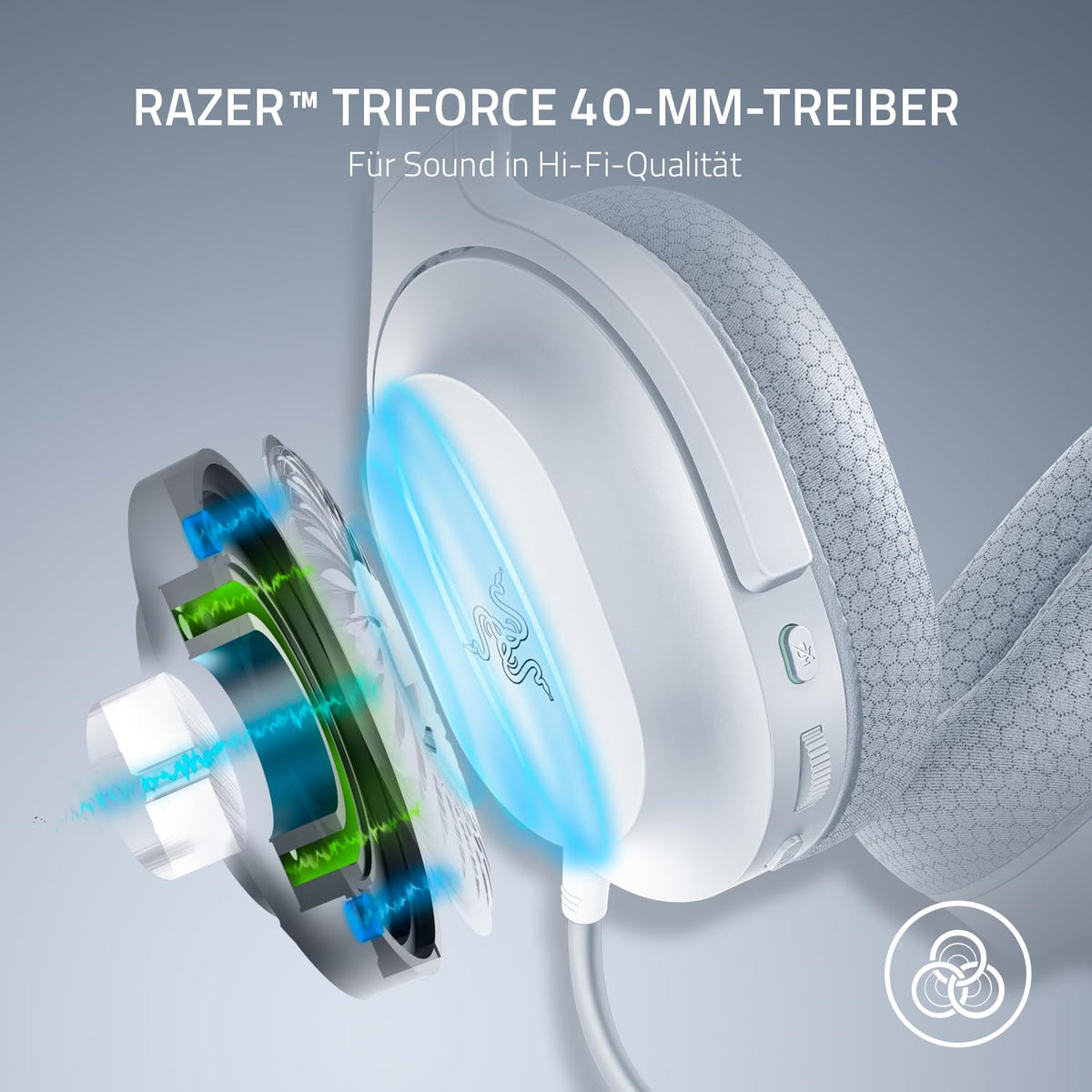 Razer Barracuda X - Kabelloses Multiplattform-Headset für Gaming und Mobile Geräte (SmartSwitch Dual Wireless, Triforce 40mm, Mikrofon mit Nierencharakteristik, 50h Akku, USB-C) Schwarz