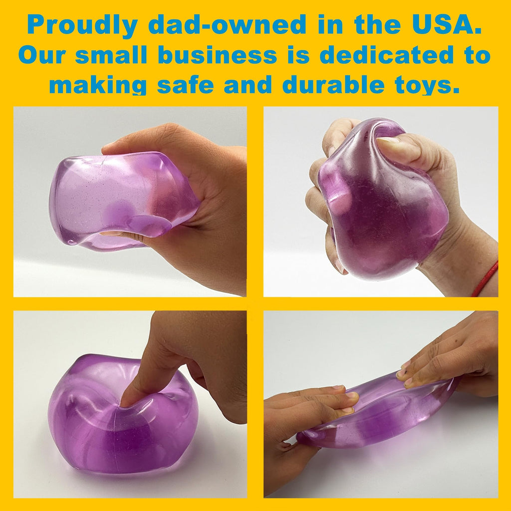 Original BigBlok Premium Stress Cube, Squishy Fidget Toy, Kids & Adults