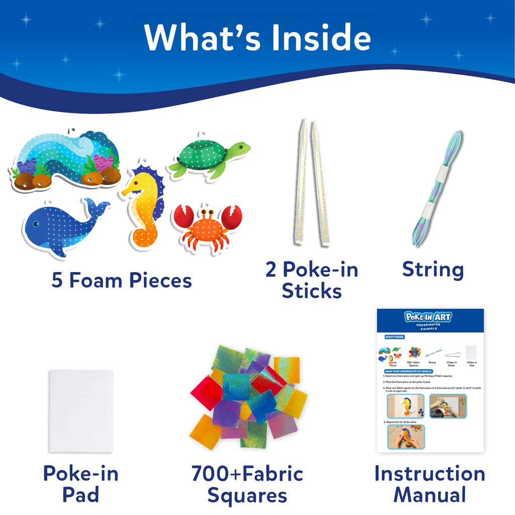 Skillmatics Poke-in Art – Disney Princesses, Wood Craft Kit, Gift for Kids