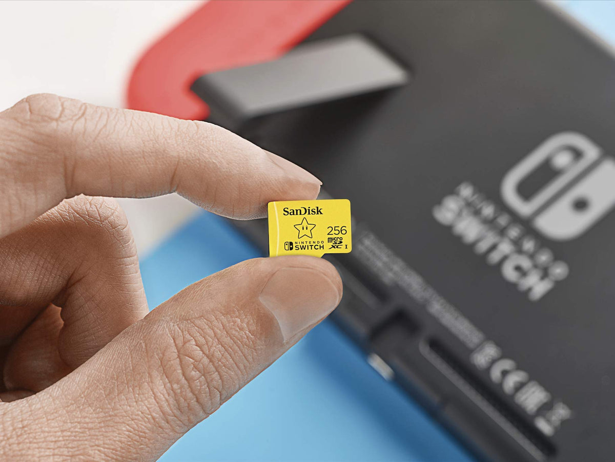 SANDISK 128GB microSD Karte, Super Mario Super Mushroom Edition