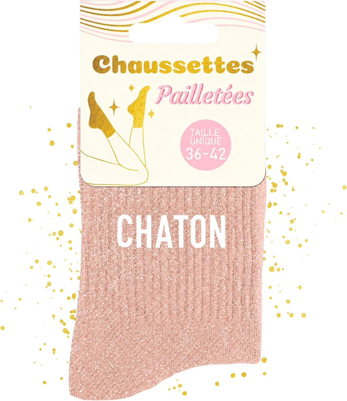 MASSA Chaussettes Paillettes - Taille Unique - Parfaite