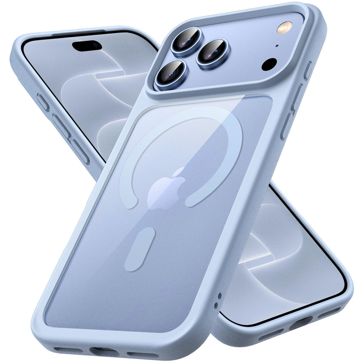 JETech Magnetische Hülle für iPhone 17, Durchsichtig