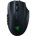 Razer Naga V2 HyperSpeed - Ergonomische Kabellose MMO Gaming Maus (19 Programmierbaren Tasten, Wireless 2,4 GHz, Bluetooth, Bis zu 250 Stunden, Focus Pro 30K Optischer Sensor) Schwarz
