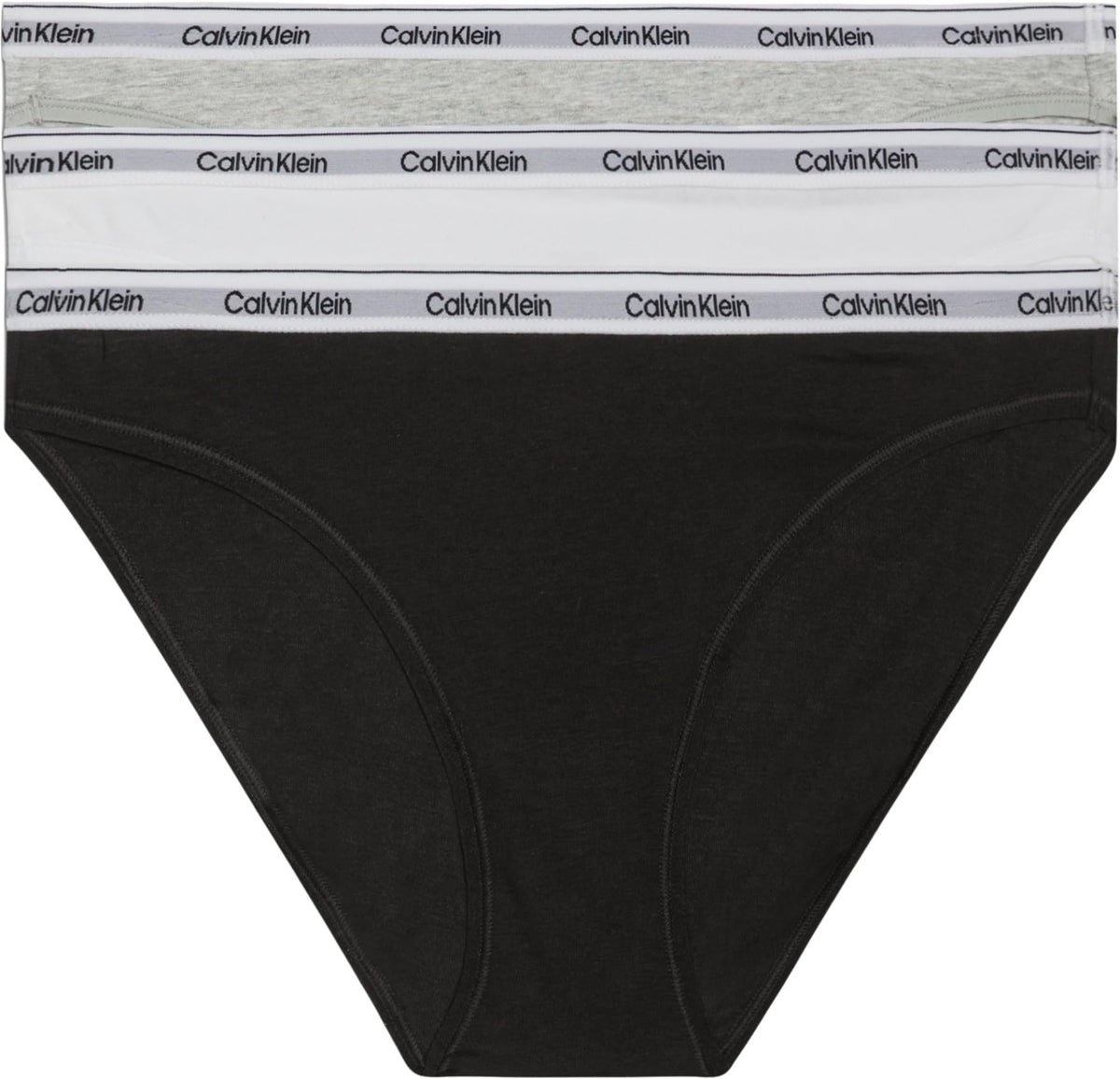 Calvin Klein Damen 3er-Pack Bikini-Slips aus Baumwoll-Stretch