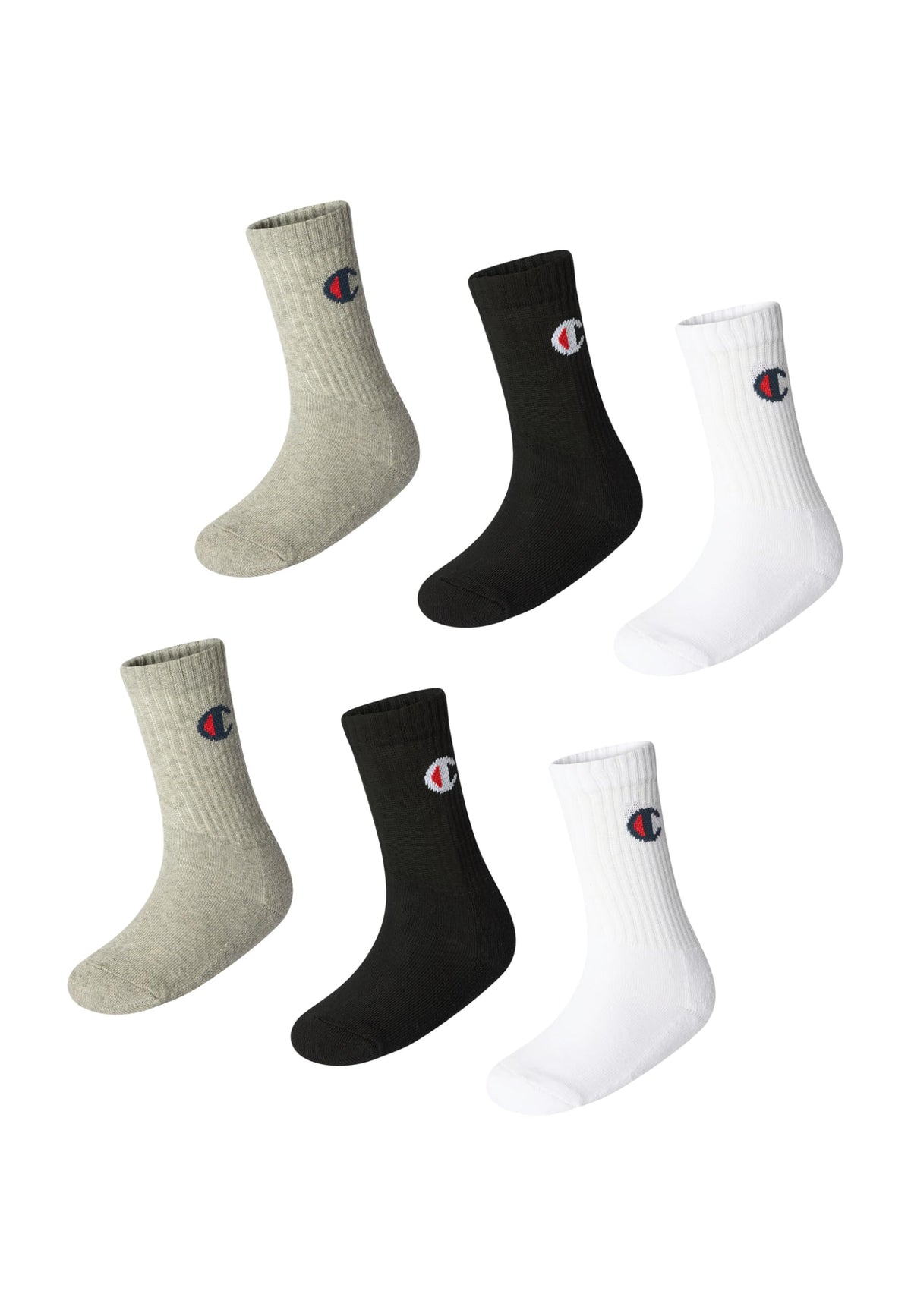 Champion Unisex Core 6pp Crew Füßlinge (6er Pack)