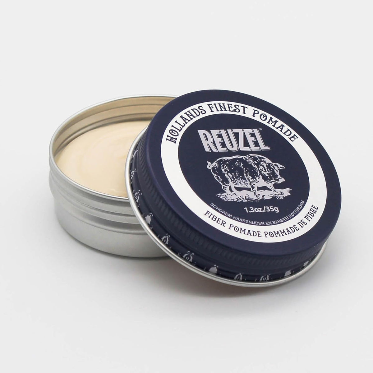 Reuzel Faserpomade, geringer Glanz, fester Halt, texturiertes, volleres Aussehen, im Laufe des Tages leicht neu frisierbar, 3,38 oz/95 g