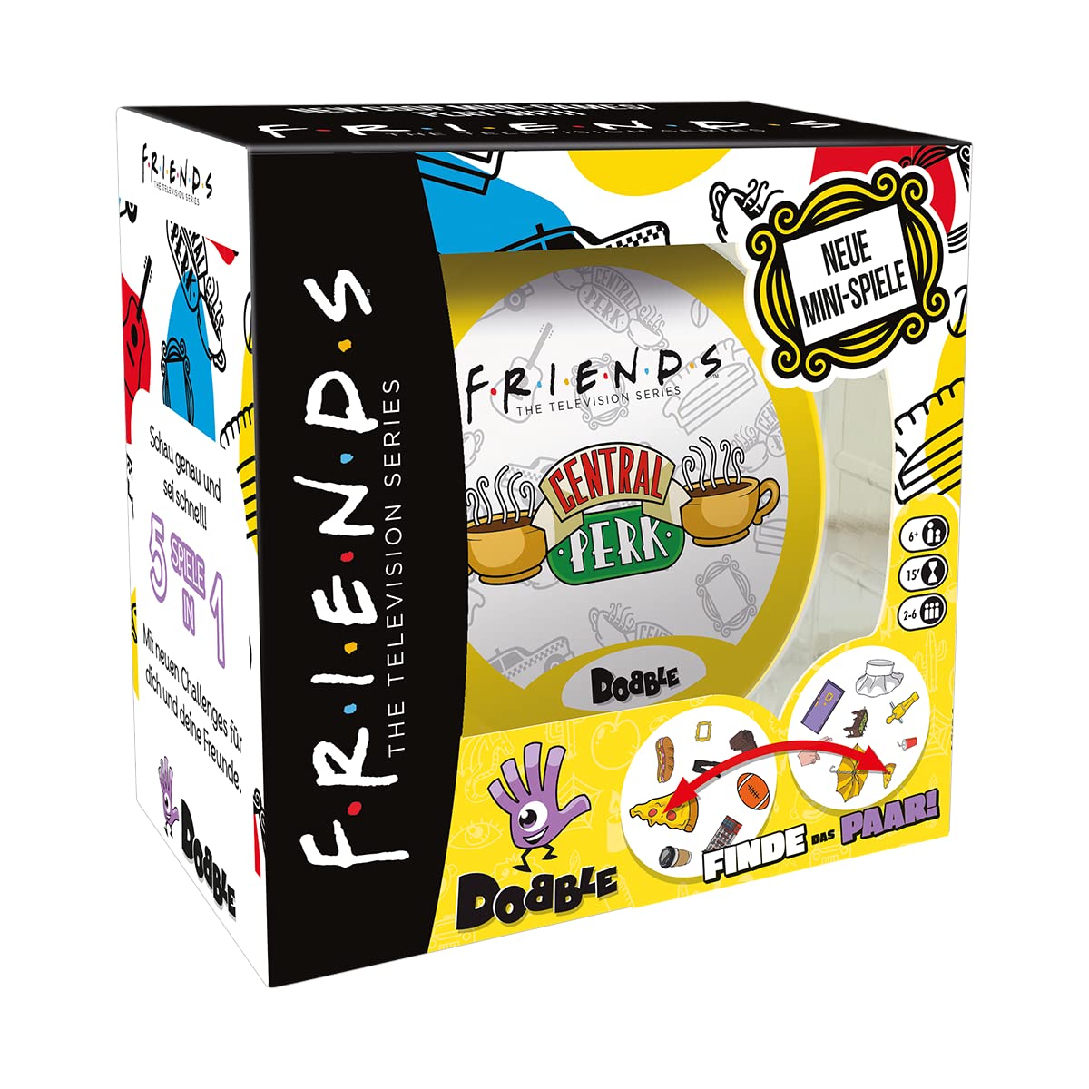 Asmodee, Dobble Bundesliga, rasantes Familienspiel, Deutsch