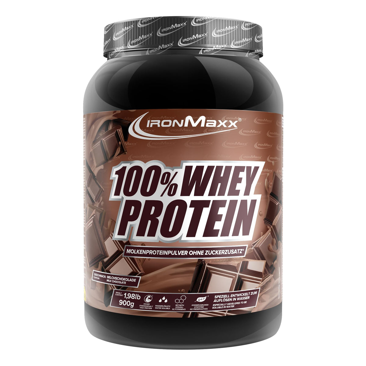IronMaxx 100% Whey Protein Pulver – French Vanilla 500g Beutel | zuckerreduziertes, wasserlösliches Eiweißpulver aus Molkenprotein | viele verschiedene Geschmacksrichtungen