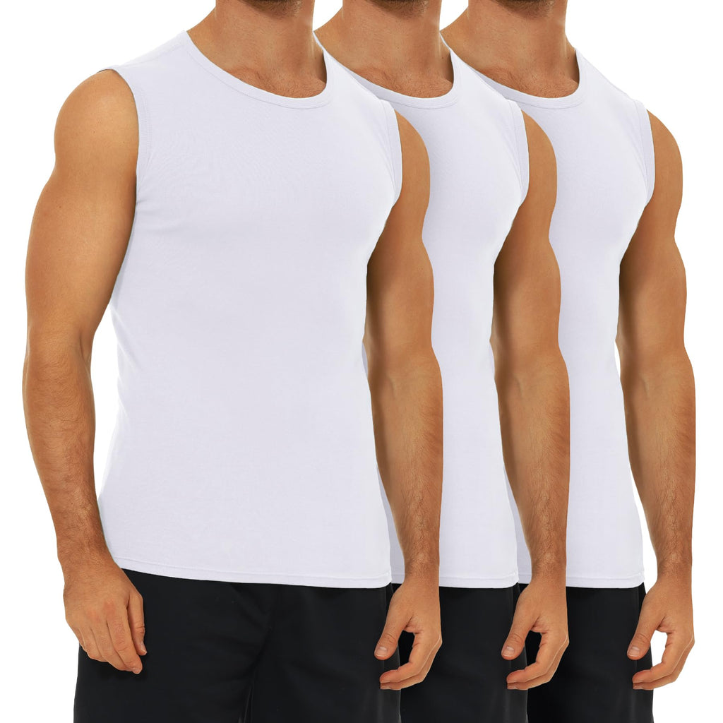 FALARY 3er-/6er-Pack Herren-Unterhemd aus Baumwolle Tanktop Unterhemden S-5XL