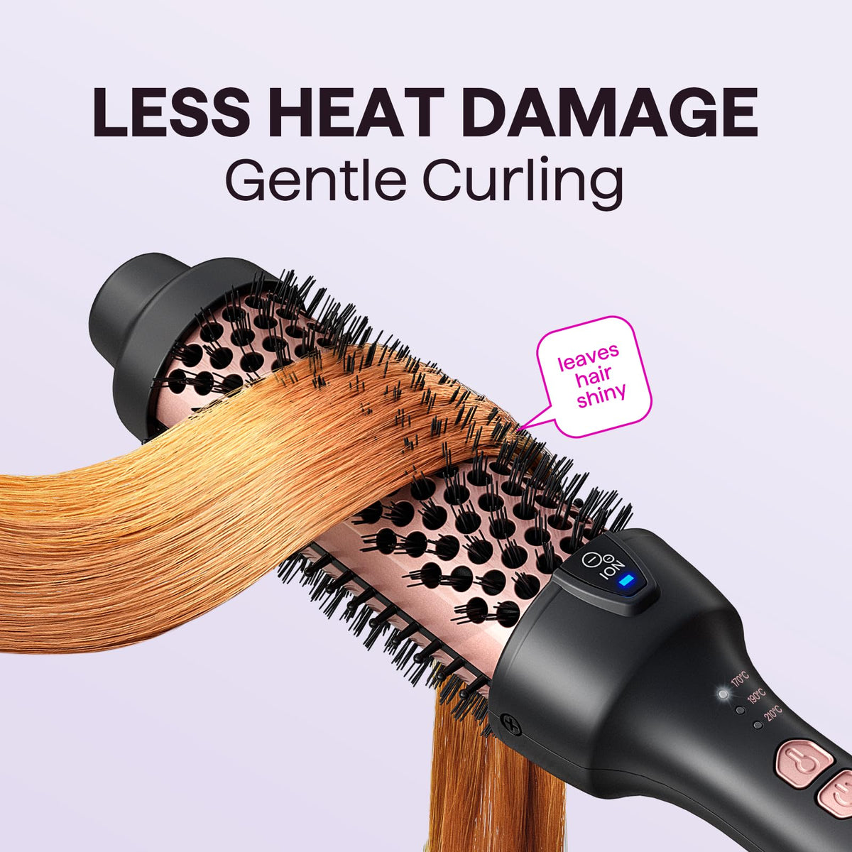 Wavytalk Thermobürste, Thermal Brush 38mm Ionische Lockenbürste