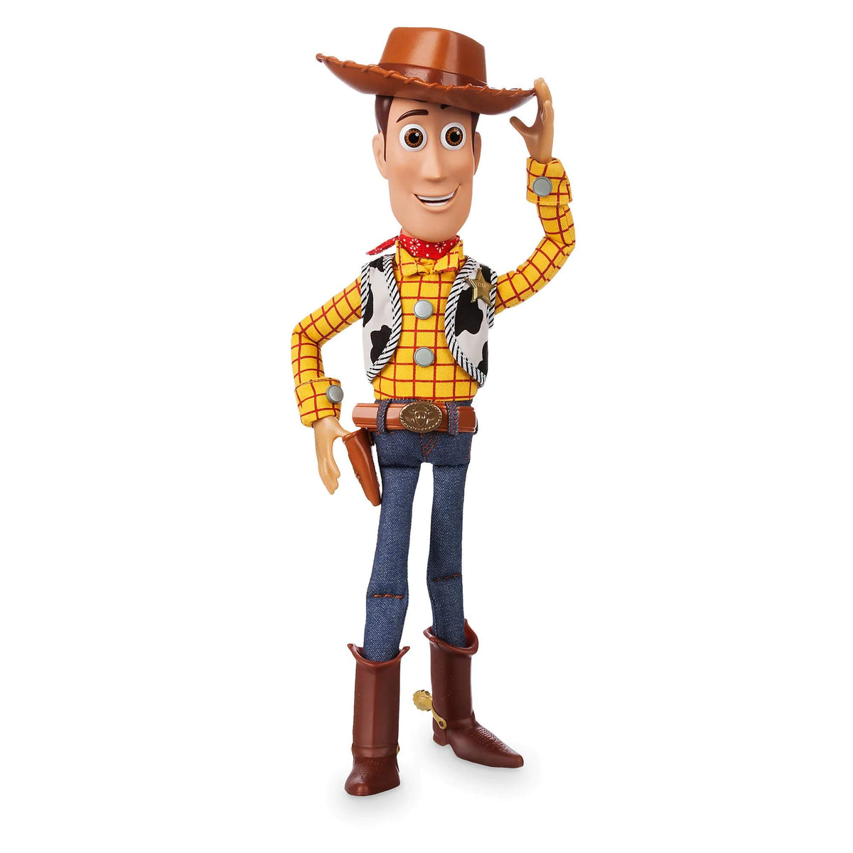 Disney Store Official Buzz Lightyear Interactive Talking Action Figure from Toy Story, Features 10+ English Phrases, Interacts with Other Figures and Toys