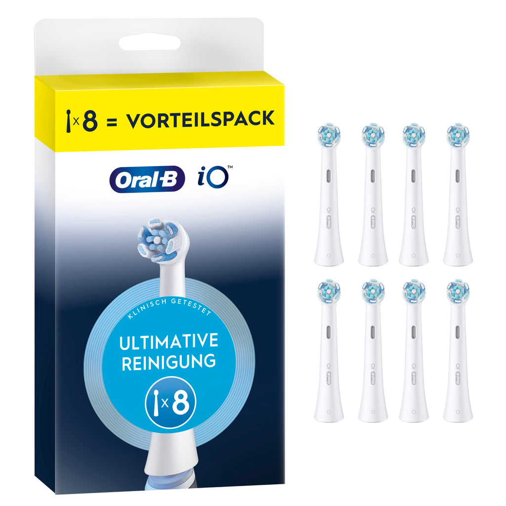 Oral-B iO Aufsteckbürsten Ultimative Reinigung, Schwarz, 4 Stück