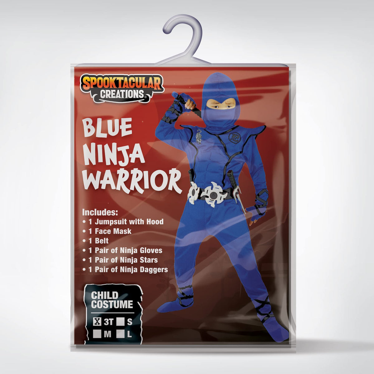 Spooktacular Creations Halloween Ninja Costume, Ninja Outfit Set for Kids, Halloween Costumes for Boys Dress Up Party