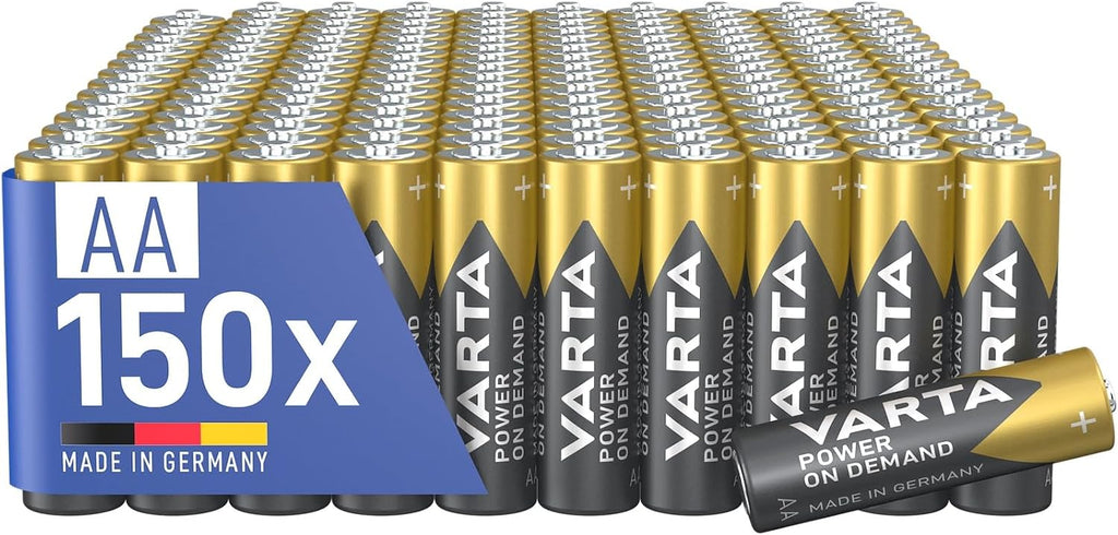 Varta Batterien AAA 100 Stück Power on Demand Alkaline 1,5 V Vorratspack