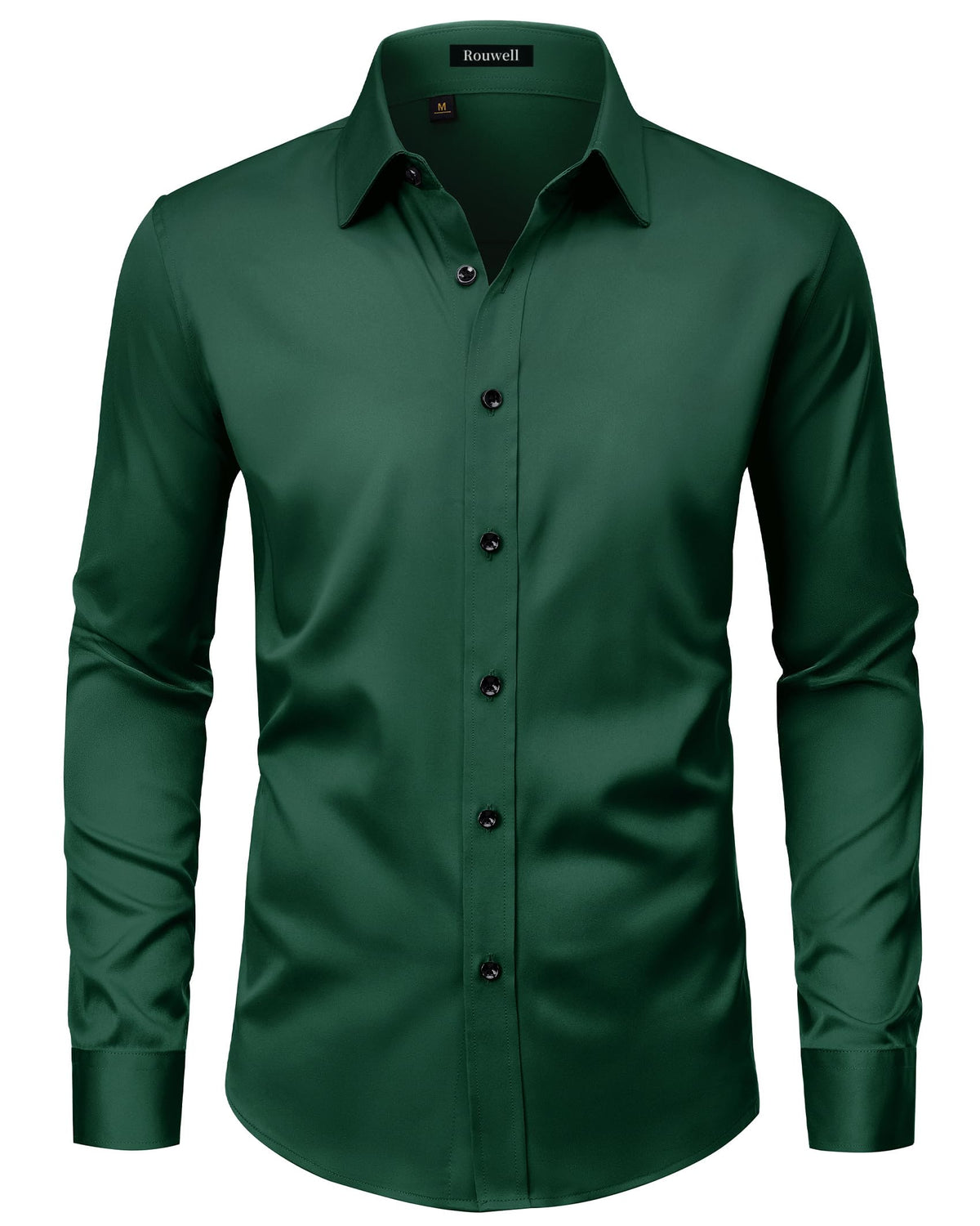 Men’s Wrinkle Free Dress Shirts Regular Fit Long Sleeve Non Iron Business Casual Wedding Stretch Button Down Shirt