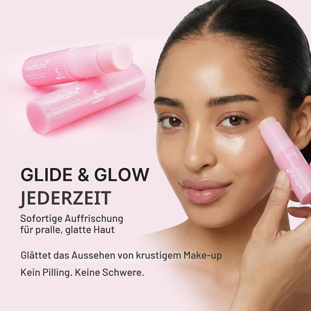 medicube PDRN Pink Kollagen Volumen Multi Balm Stick Gesicht & Körper