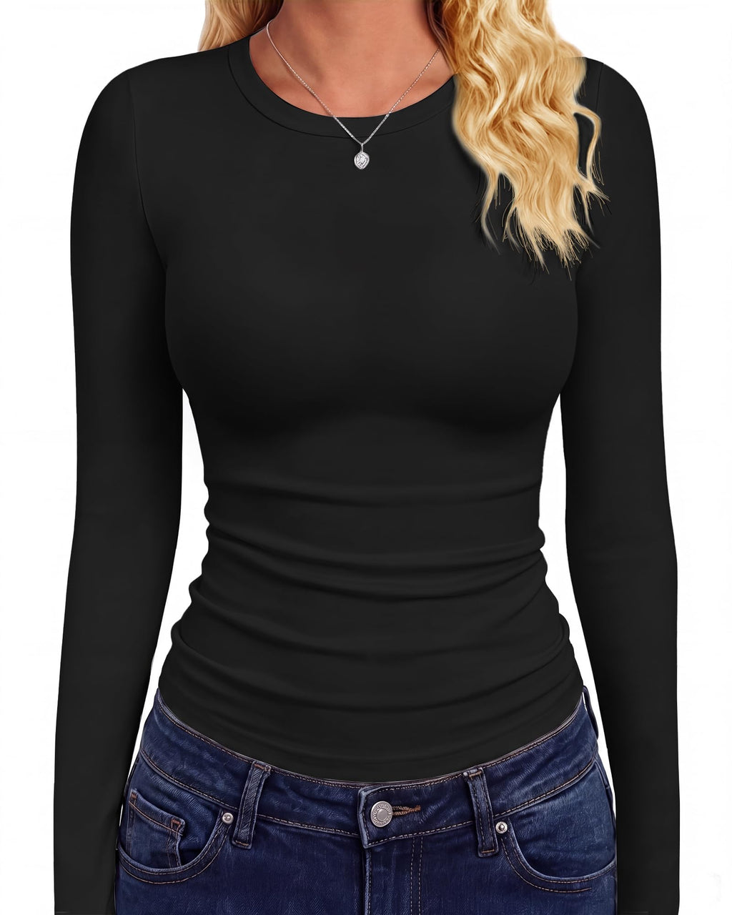 GAYHAY Long Sleeve Shirts for Women Tops Fitted Clothes Fall Fashion 2026
