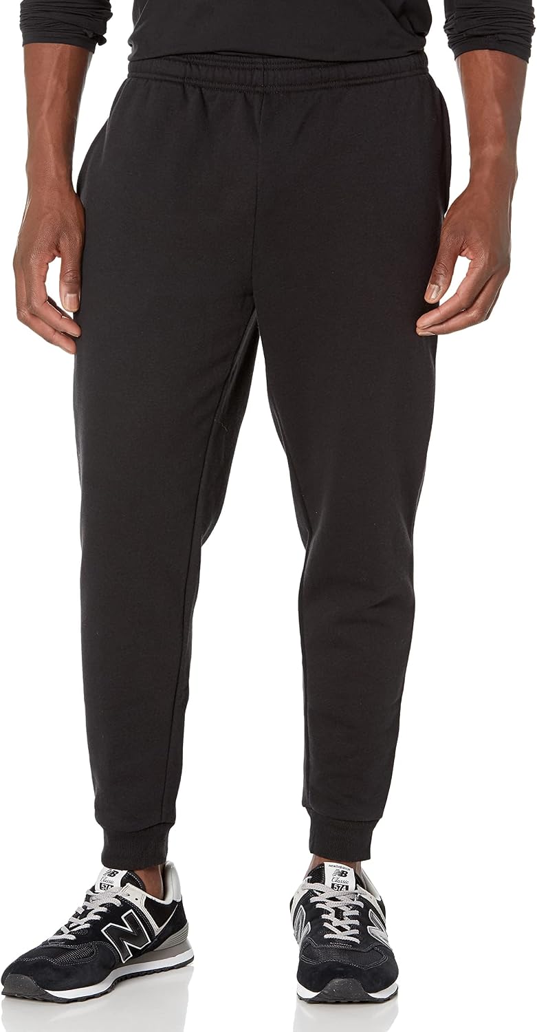 Amazon Essentials Men's Tracksuit Bottoms, Fleece, Comfortable Fit