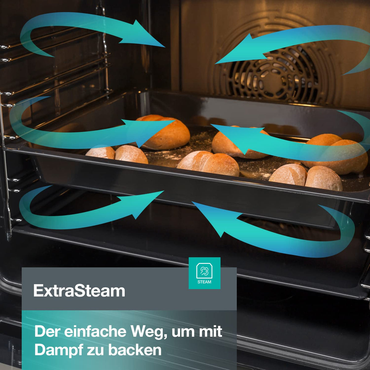 Gorenje BOA6737AO1X Einbaubackofen / 73 Liter/BigSpace/Heißluft / 250° maximale Ofentemperatur/EcoClean-Email / 2fach verglast / 9 Funktionen/EEK: A/Minimale Einbaumaße (HxBxT): 60x 56x 58 cm
