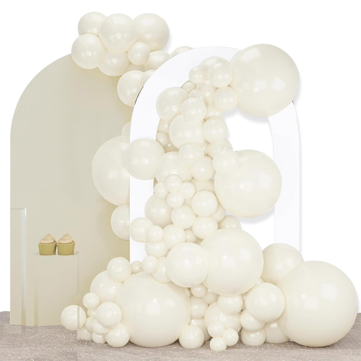 PartyWoo Black Balloons 140pcs Different Sizes of 18 12 10 5 Inch