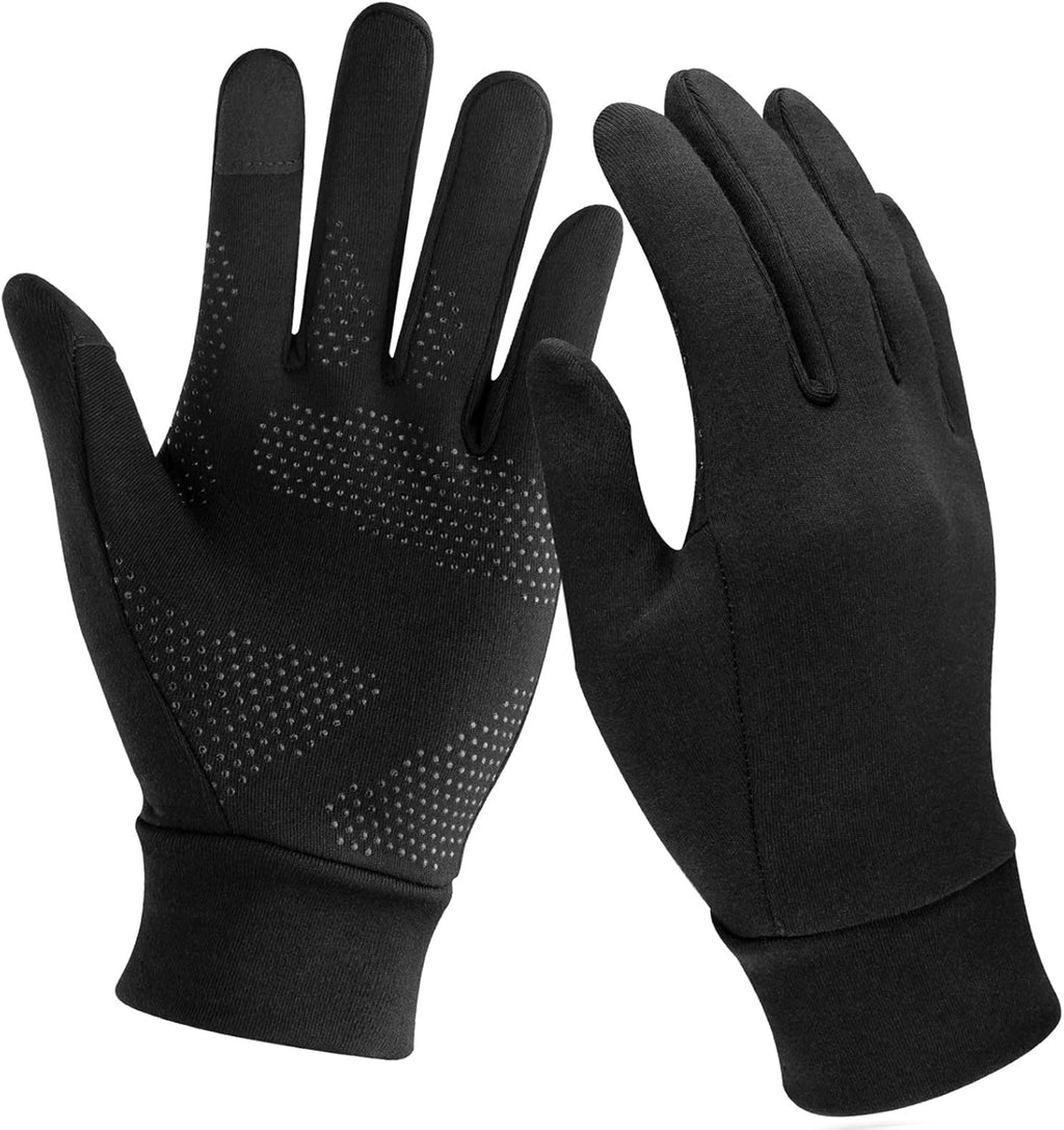 Unigear Touchscreen Handschuhe, Herren Damen Sporthandschuhe Handschuhfutter Outdoor Laufhandschuhe Warme Winddichte Winterhandschuhe Anti-Rutsch Full Finger für Laufen, Fahren, Radfahren, Wandern