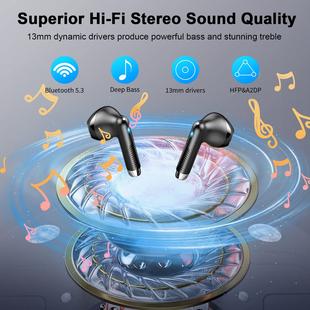 Drsaec Bluetooth Kopfhörer, In Ear Kopfhörer Kabellos Bluetooth 5.4