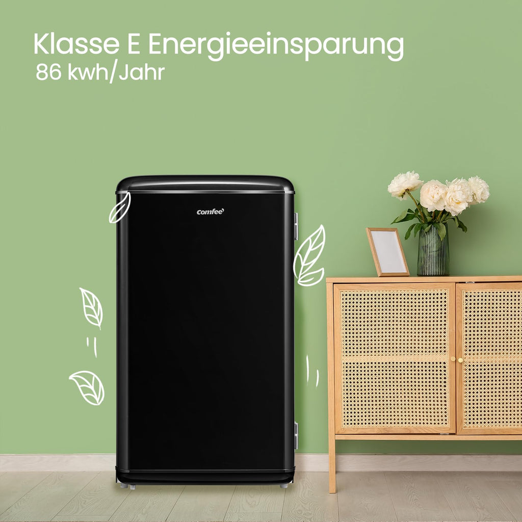Comfee 113L kühlschrank mit gefrierfach, 35dB, Inverter Kompressor, EEK D
