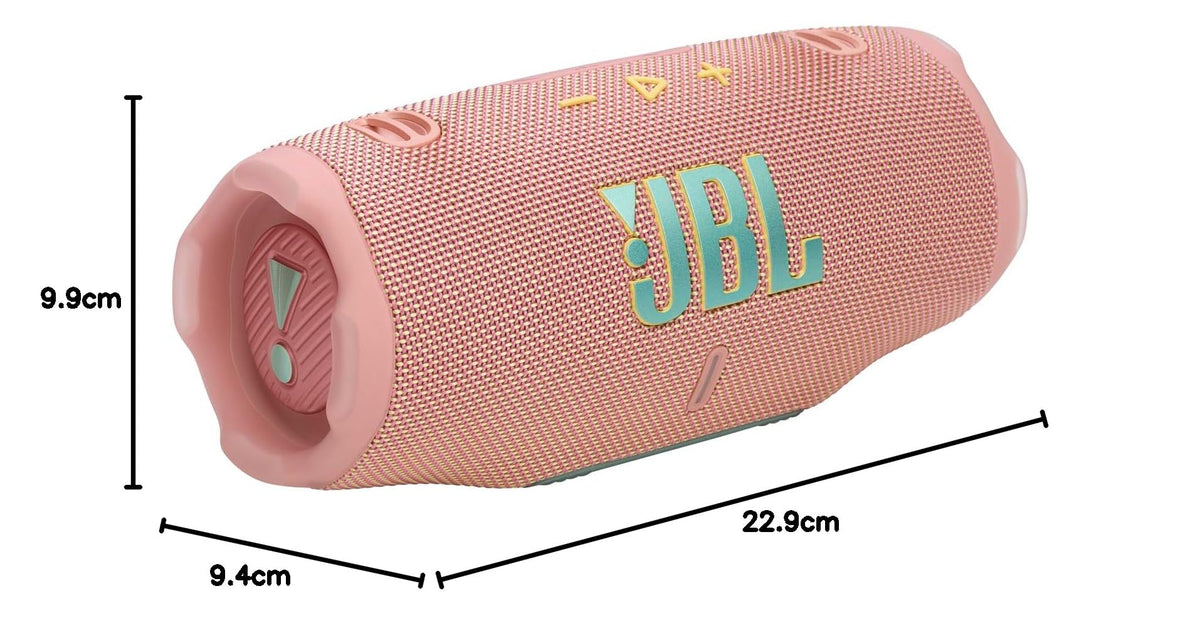 JBL Charge 6, Tragbarer Bluetooth-Lautsprecher, IP68 Zertifiziert -Schwarz