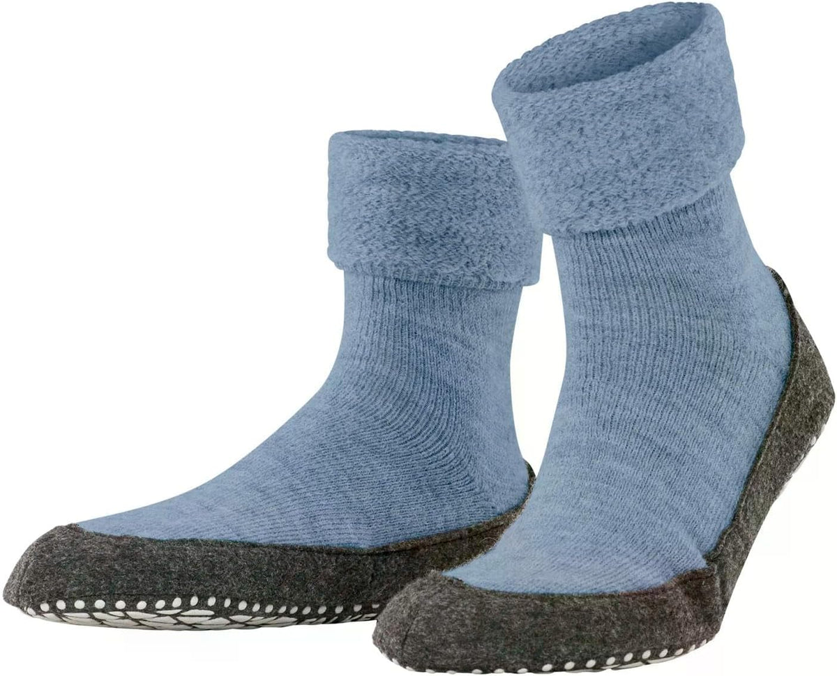 FALKE Herren Cosyshoe Stoppersocken atmungsaktive klimaregulierende geruchshemmende Wolle rutschfeste Noppen auf der Filzsohle komfortabel warm mit Plüsch strapazierfähig 1 Paar