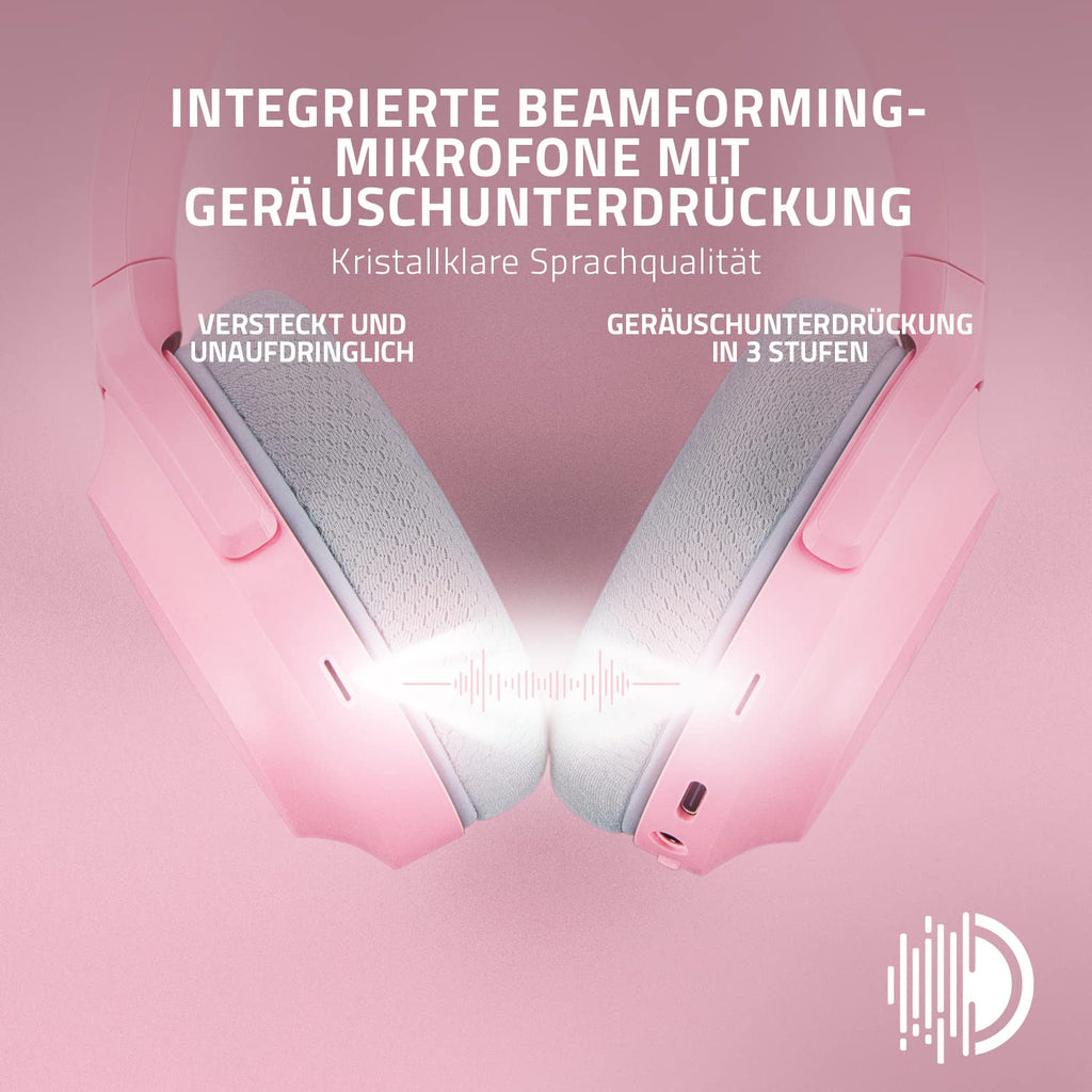 Razer Barracuda X - Kabelloses Multiplattform-Headset für Gaming und Mobile Geräte (SmartSwitch Dual Wireless, Triforce 40mm, Mikrofon mit Nierencharakteristik, 50h Akku, USB-C) Schwarz