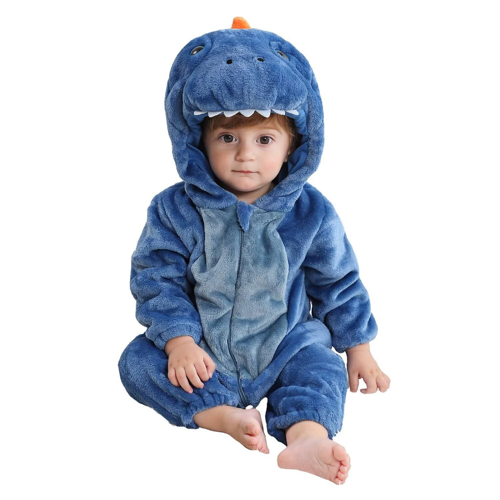 OLLULL Baby Animal Costumes Unisex Toddler Outfit Halloween Dress Up Romper
