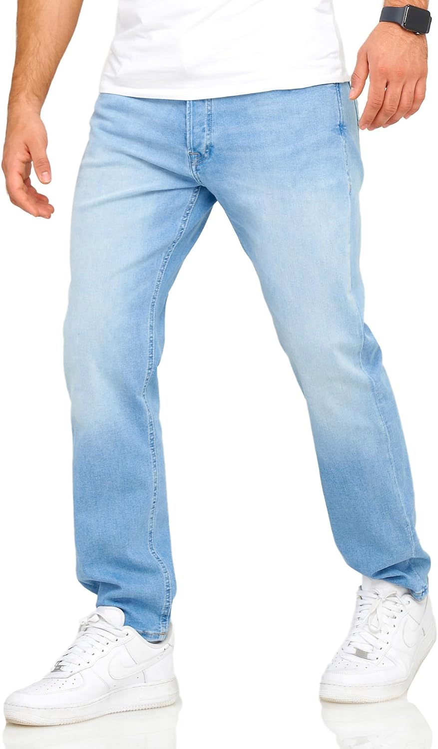 JACK & JONES Infinity Herren Jeans Mike ARIS Comfort Fit Denim Herrenhose