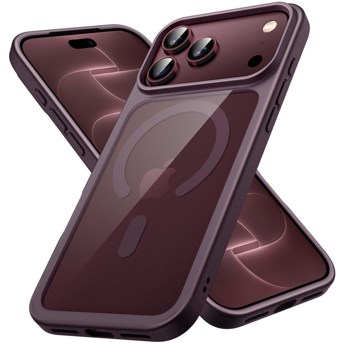 JETech Magnetische Hülle für iPhone 17, Durchsichtig