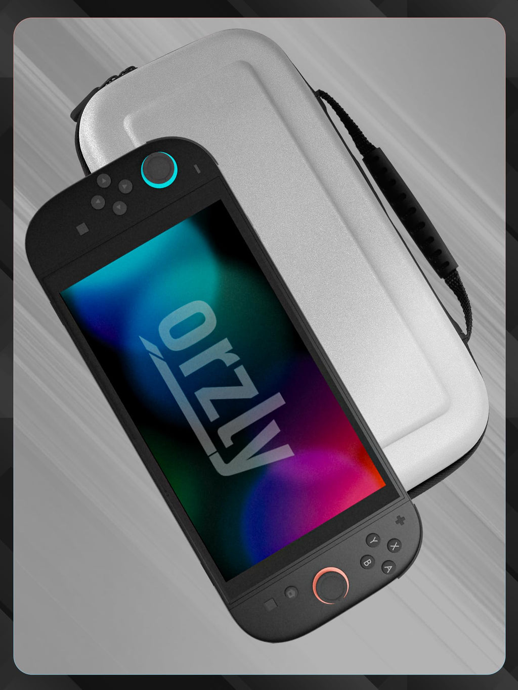Orzly Tragetasche kompatibel mit Nintendo Switch Lite (2019) – Aufbewahrungstasche - Hartschalen Case/Hülle/Schutzhülle für die Verwendung mit der Nintendo Switch Lite Konsole & Accesoires - ROSA