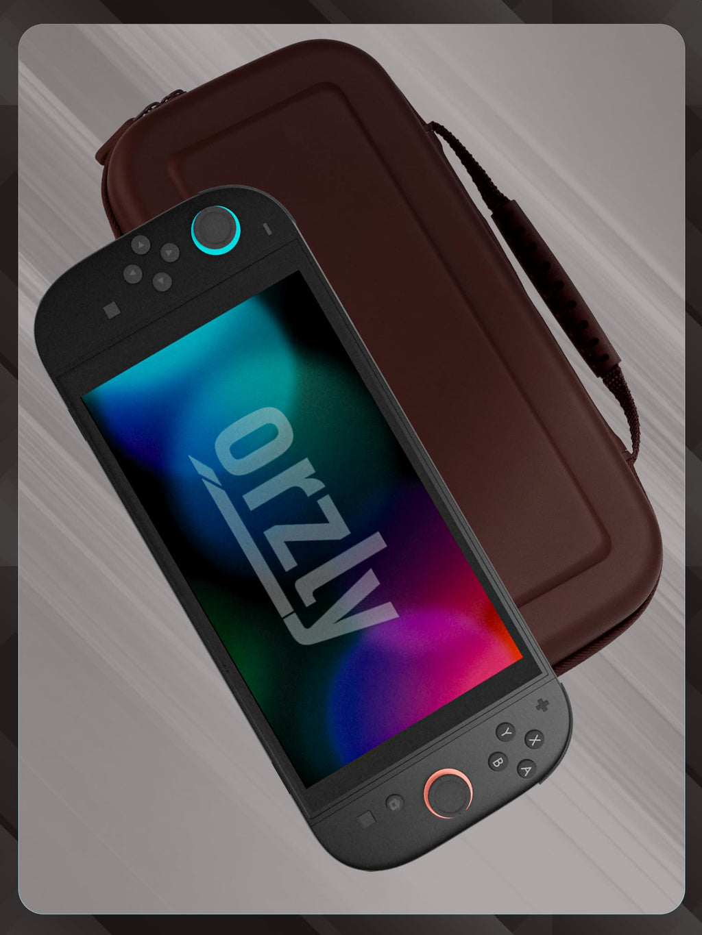 Orzly Tragetasche kompatibel mit Nintendo Switch Lite (2019) – Aufbewahrungstasche - Hartschalen Case/Hülle/Schutzhülle für die Verwendung mit der Nintendo Switch Lite Konsole & Accesoires - ROSA