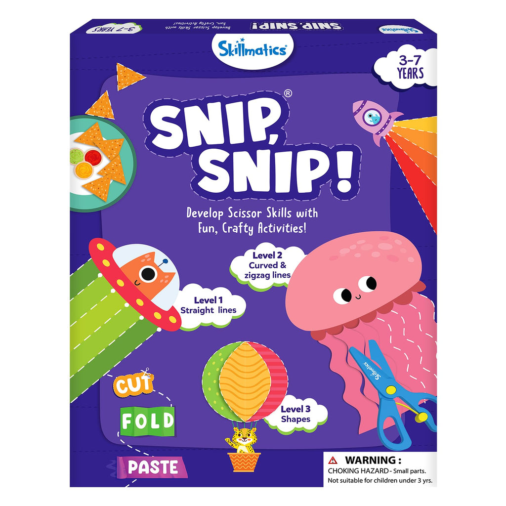 Skillmatics Snip Snip Halloween Craft, Scissor Skills, Felt Kits for Kids