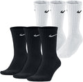 NIKE 6 Paar Socken Herren Damen Weiß Tennissocken Sparset SX7664