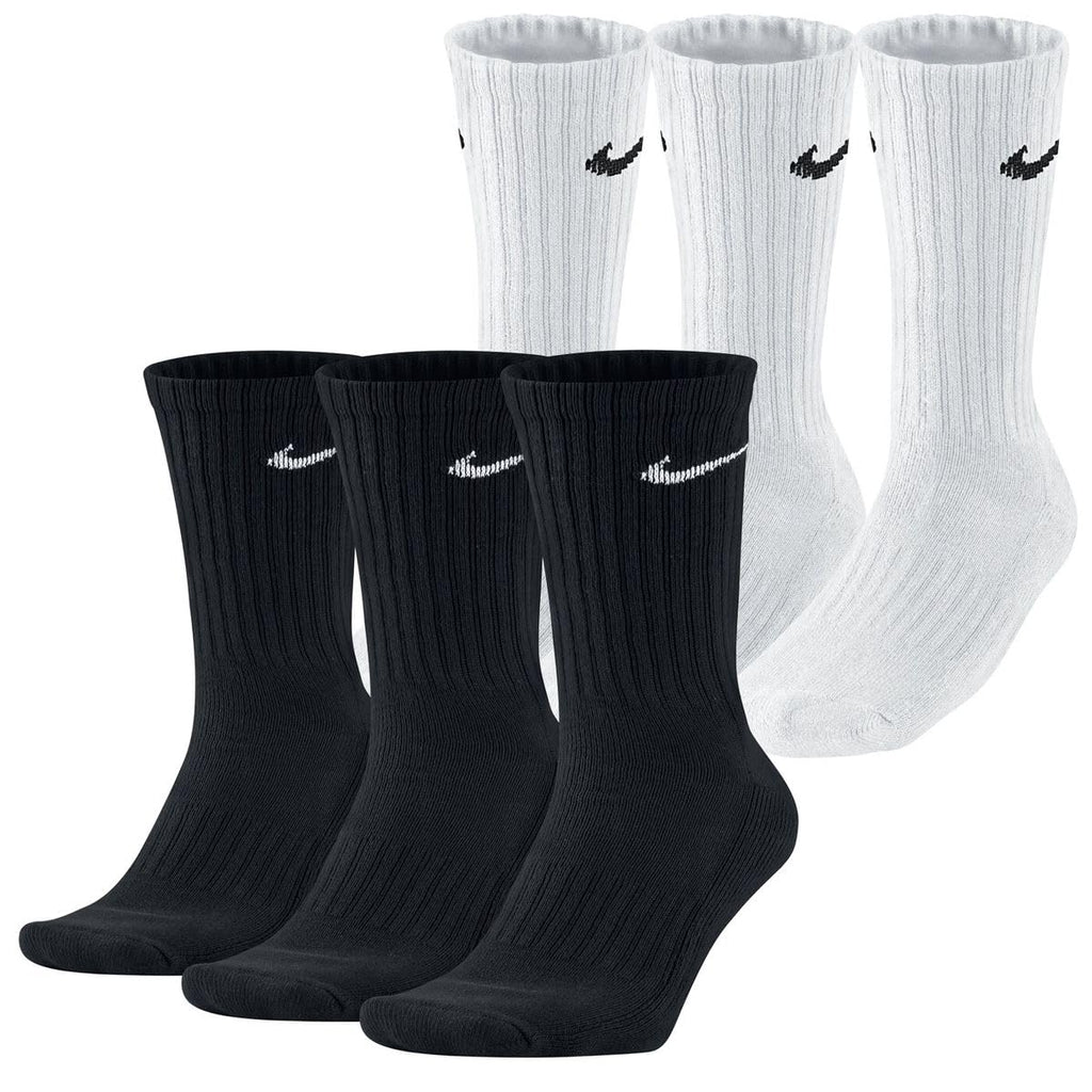 NIKE 6 Paar Socken Herren Damen Weiß Tennissocken Sparset SX7664