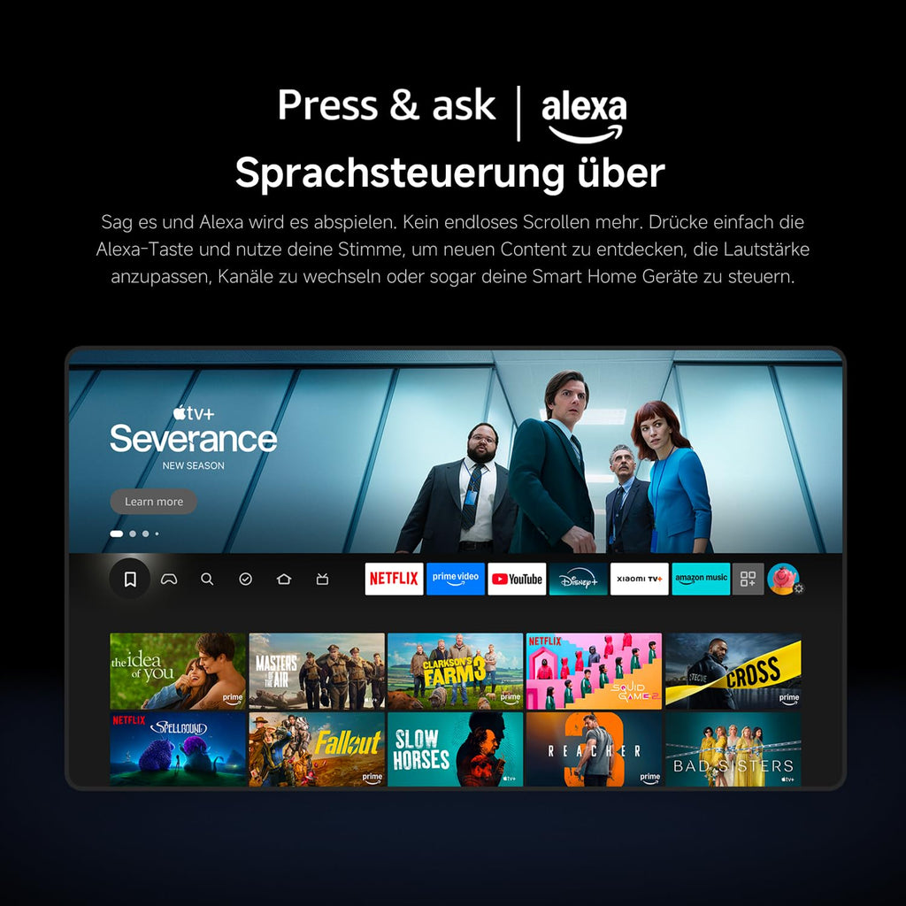 Xiaomi TV F 65 Zoll 2025, 4K UHD, Smart TV, Fire OS8, HDR10, L65MB-FAEU