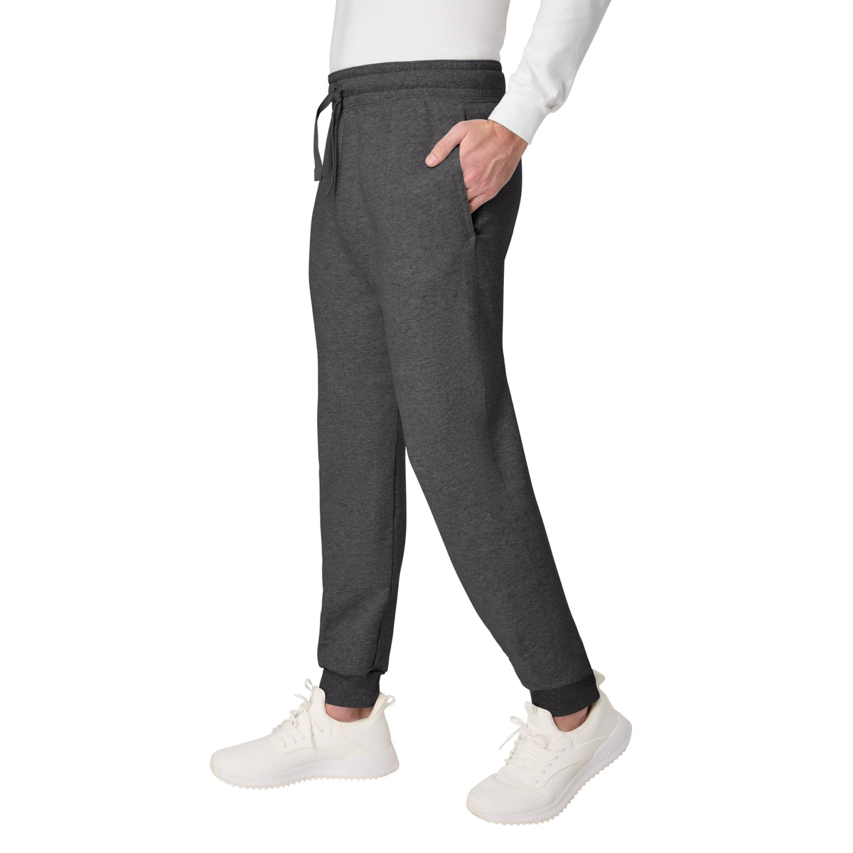 Hanes Men's Joggers, EcoSmart Fleece Sweatpants for Men, Men's Lounge Pants, 30.5"