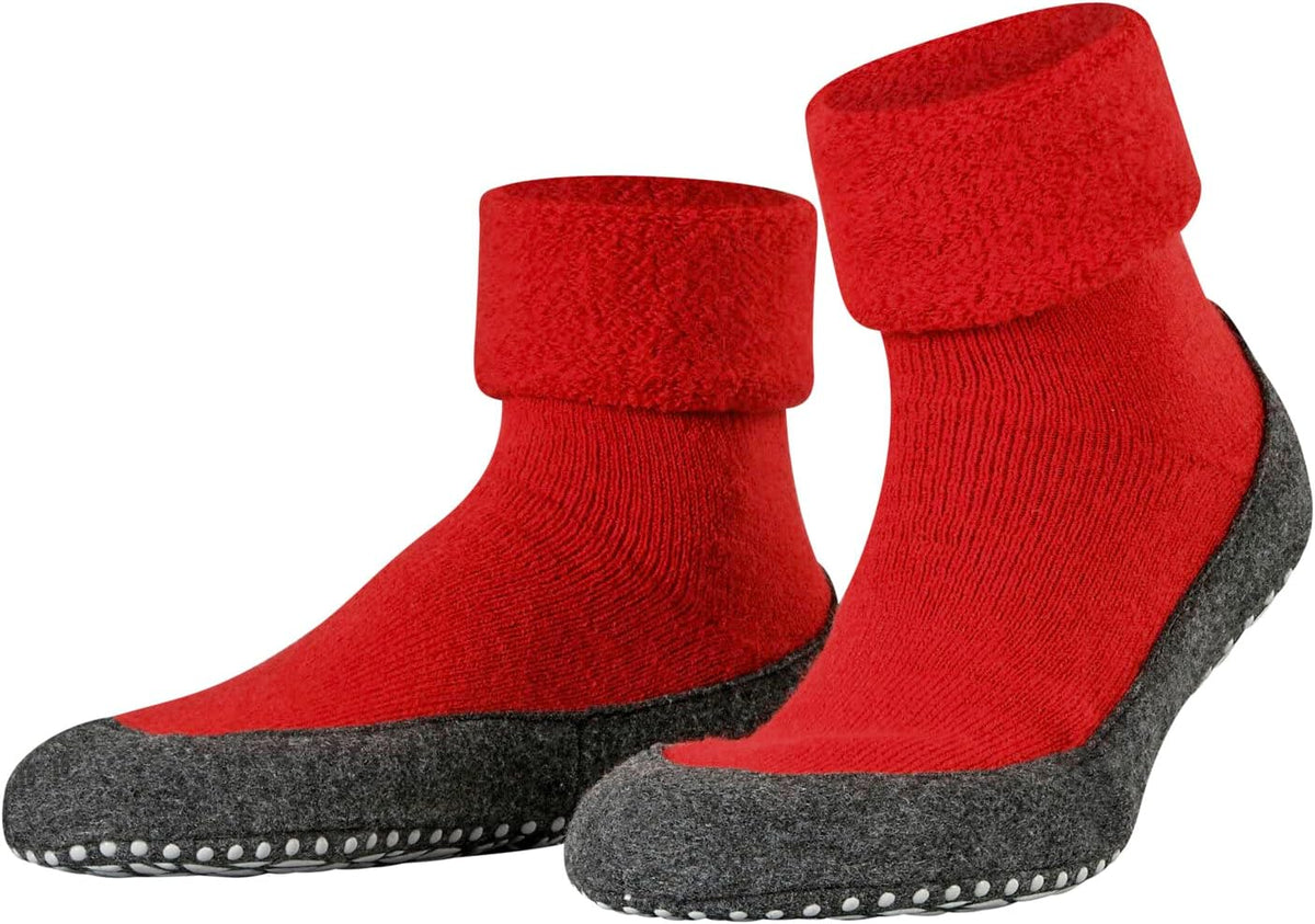 FALKE Herren Cosyshoe Stoppersocken atmungsaktive klimaregulierende geruchshemmende Wolle rutschfeste Noppen auf der Filzsohle komfortabel warm mit Plüsch strapazierfähig 1 Paar