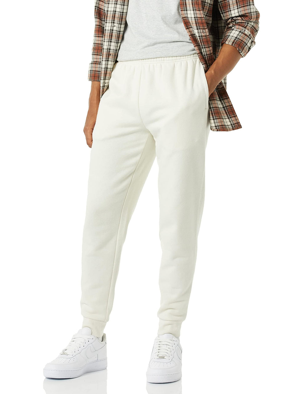 Amazon Essentials Men's Tracksuit Bottoms, Fleece, Comfortable Fit