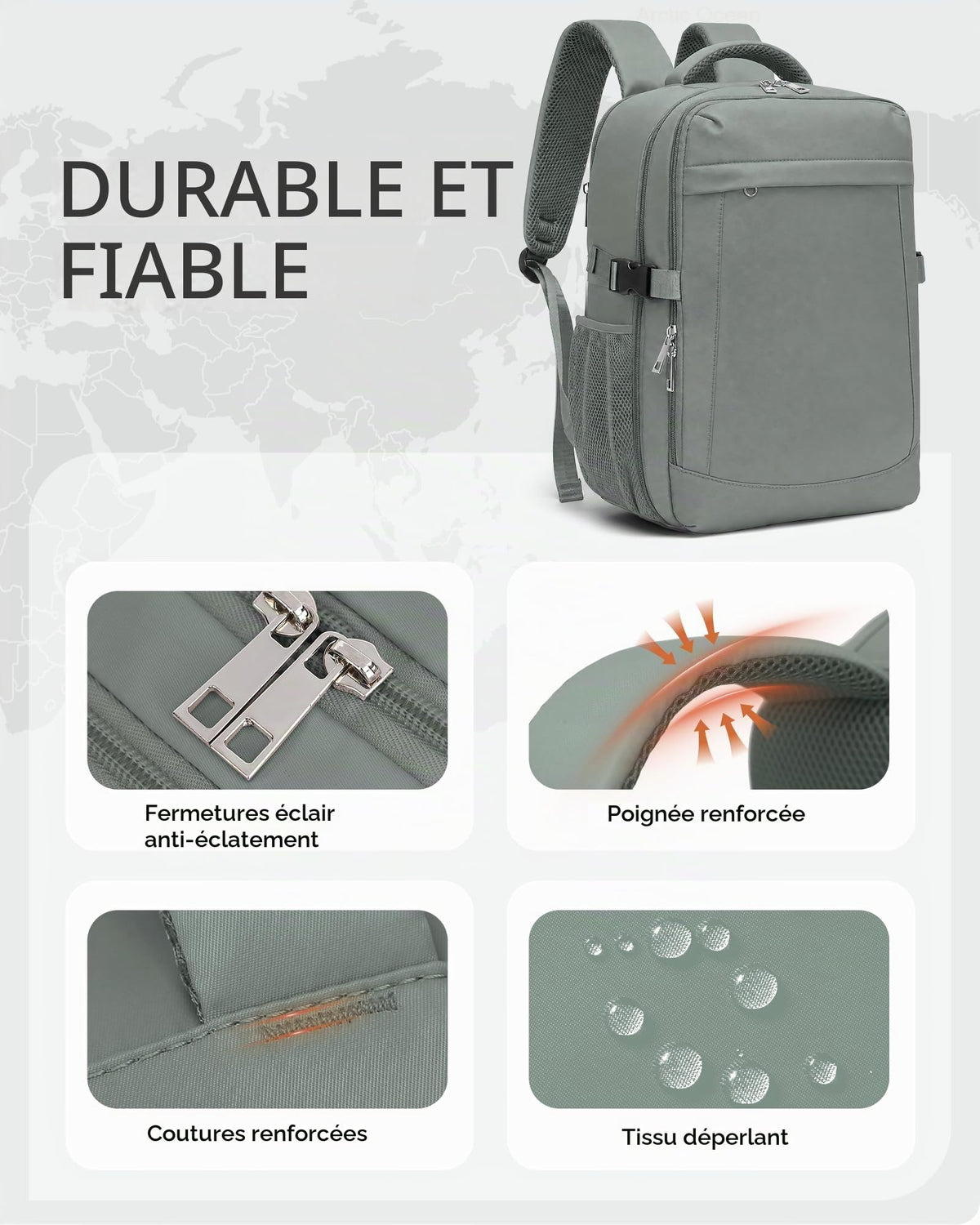 Yankony Sac a Dos Voyage Cabine Avion 40x30x20 Ryanair Bagages Cabine