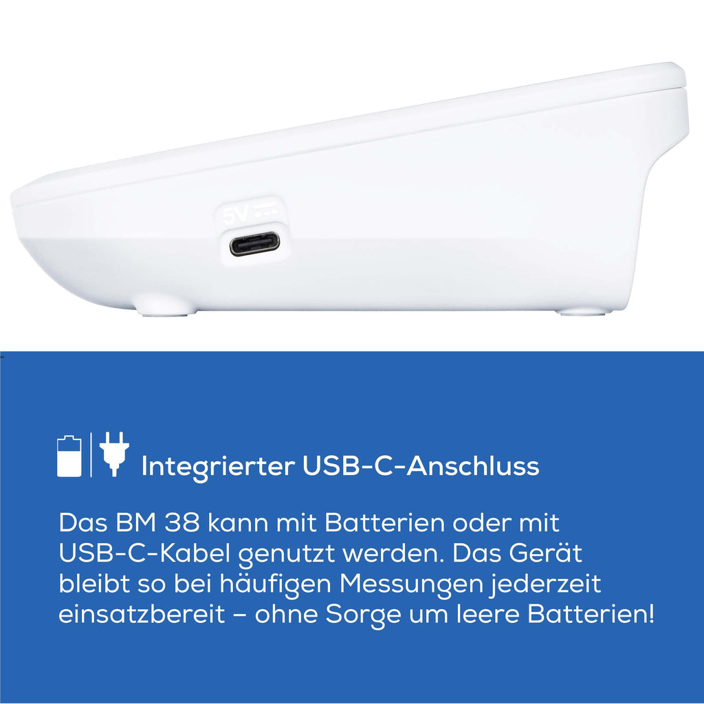 Beurer BM 27 Oberarm-Blutdruckmessgerät mit Manschettensitzkontrolle, klinisch validiert, Manschette für 22-42 cm, Risikoindikator, Arrhythmie-Erkennung, Datenübertragung zu Apple Health und co.