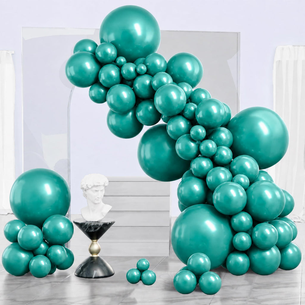 PartyWoo Black Balloons 140pcs Different Sizes of 18 12 10 5 Inch