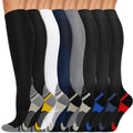 Copper Compression Socks 15-20 mmHg for Men & Women 8 Pairs – Circulation Support for Nurses