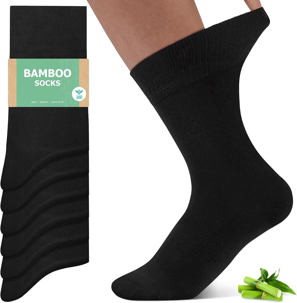 FALARY Chaussettes Bambou Homme Femme, Lot de 6/12 Chaussettes